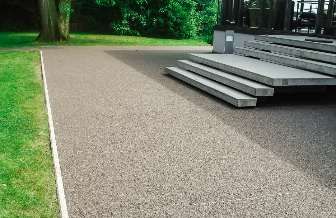 Terraway®-Belag einer Terrasse eines privaten Wohnhauses Terraway®-Belag einer Terrasse eines privaten Wohnhauses